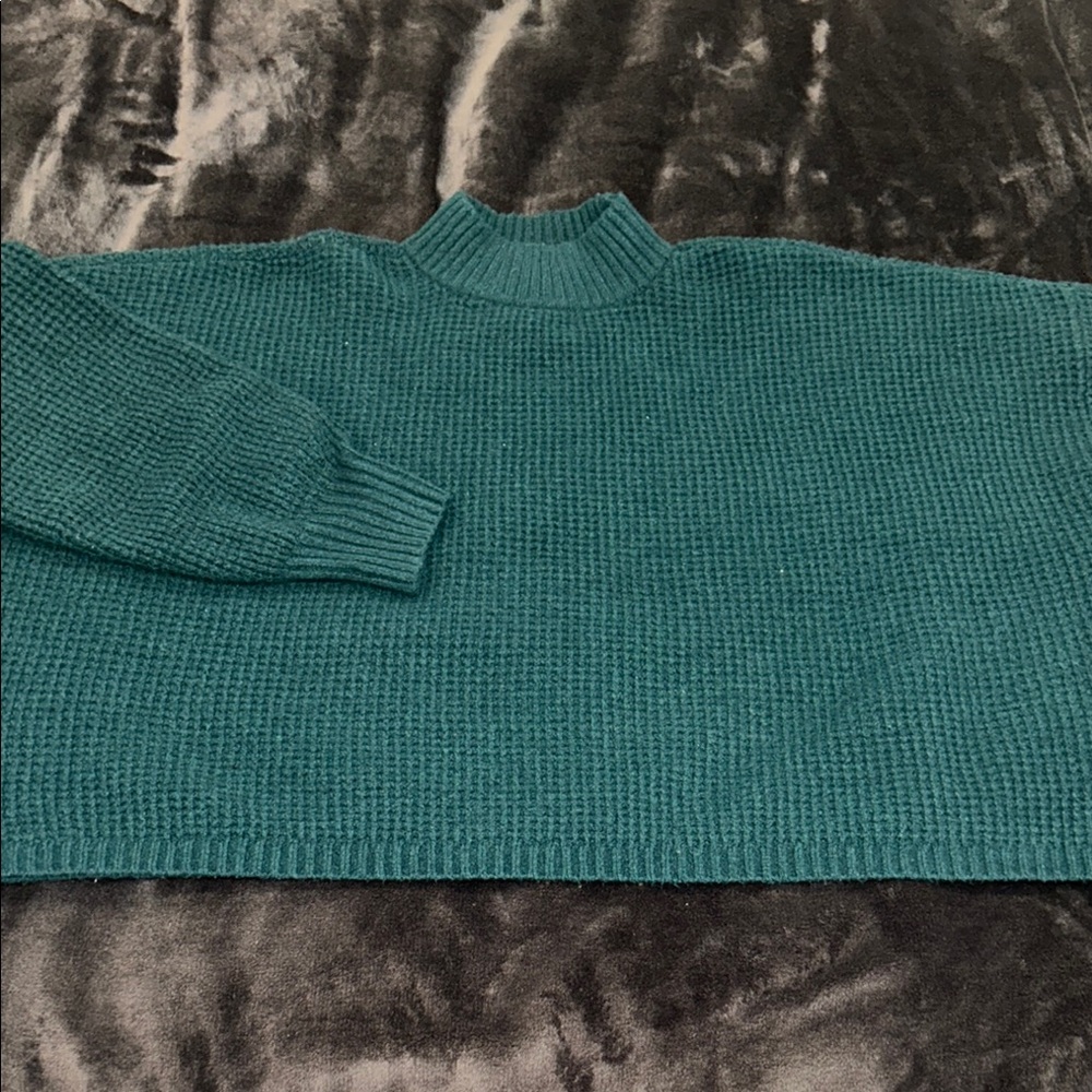 Hollister Cropped Mock Neck Sweater